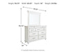 Kanwyn Dresser and Mirror - Home Furniture And More (Brentwood, MD)