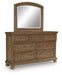 Feddinger Dresser and Mirror - Home Furniture And More (Brentwood, MD)
