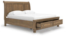 Feddinger Panel Storage Bed - Home Furniture And More (Brentwood, MD)
