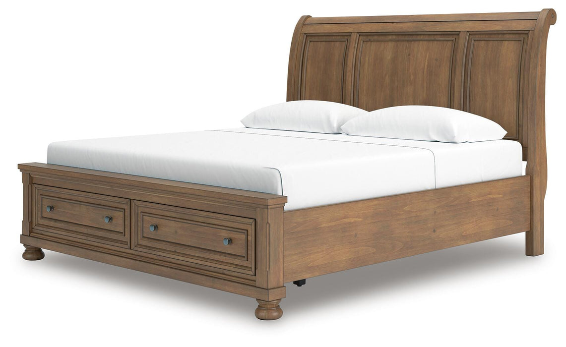 Feddinger Panel Storage Bed - Home Furniture And More (Brentwood, MD)