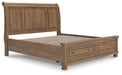 Feddinger Panel Storage Bed - Home Furniture And More (Brentwood, MD)