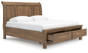 Feddinger Panel Storage Bed - Home Furniture And More (Brentwood, MD)