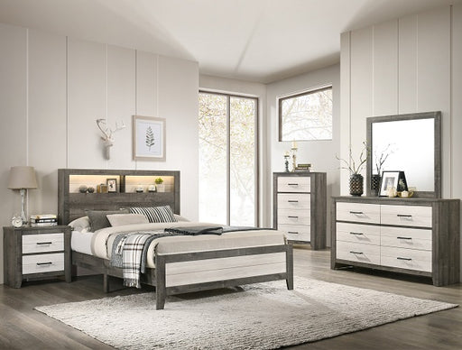 RHETT QUEEN PLATFORM BED IN 1 BOX - Home Furniture And More (Brentwood, MD)