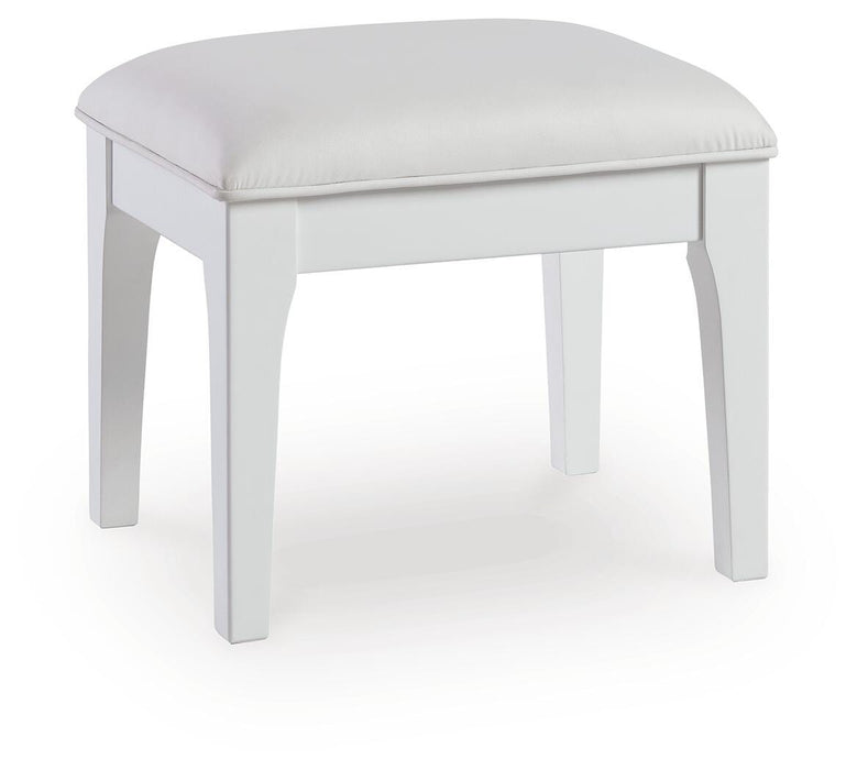 Chalanna Vanity Stool - Home Furniture And More (Brentwood, MD)
