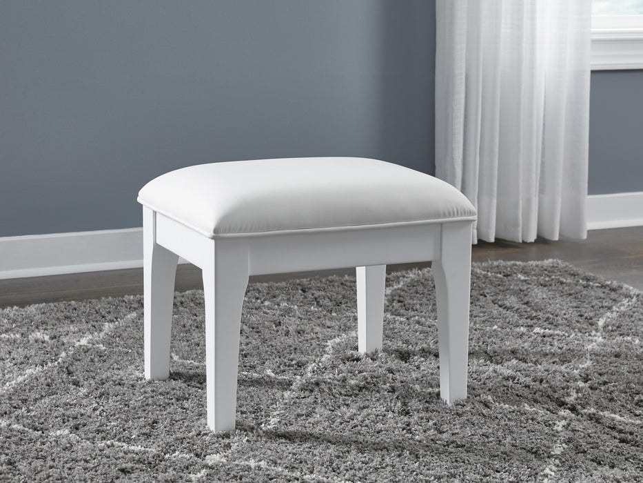 Chalanna Vanity Stool - Home Furniture And More (Brentwood, MD)