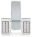 Chalanna Vanity with Mirror - Home Furniture And More (Brentwood, MD)