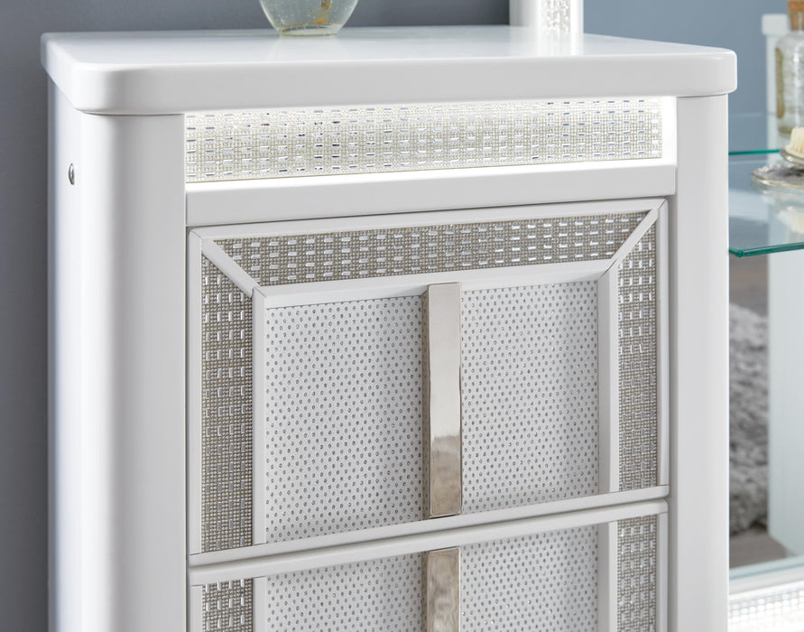 Chalanna Vanity with Mirror - Home Furniture And More (Brentwood, MD)