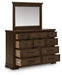 Taffenbrook Dresser and Mirror - Home Furniture And More (Brentwood, MD)