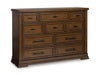 Taffenbrook Dresser and Mirror - Home Furniture And More (Brentwood, MD)