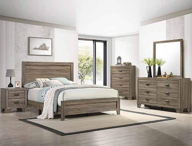 MILLIE FULL BED IN ONE BOX-GREY - Home Furniture And More (Brentwood, MD)