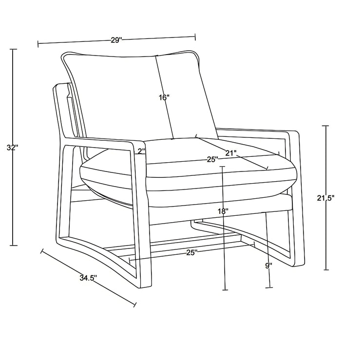 Geneva Accent Chair - Home Furniture And More (Brentwood, MD)