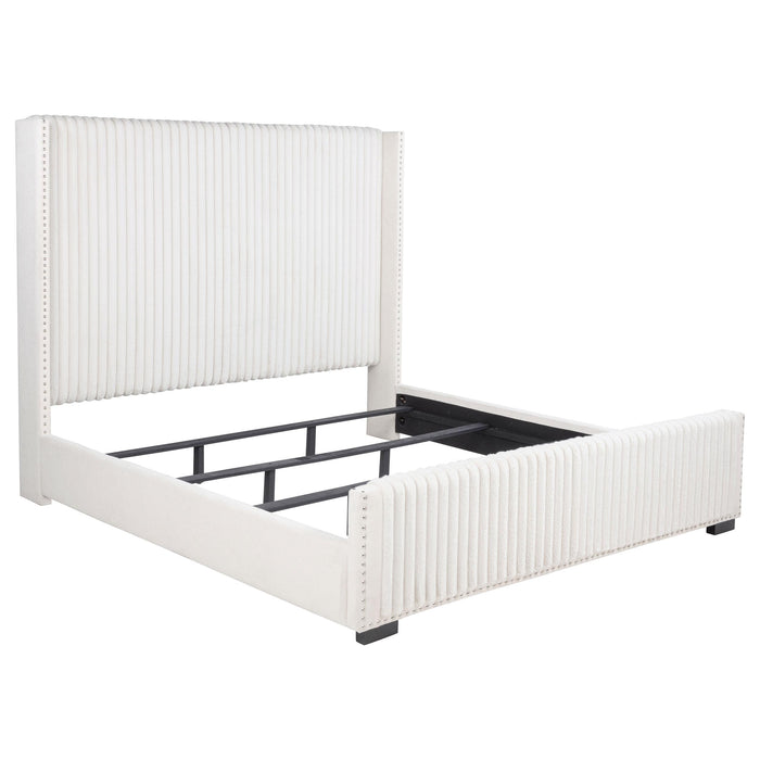 Natasha Wingback Bed - Home Furniture And More (Brentwood, MD)