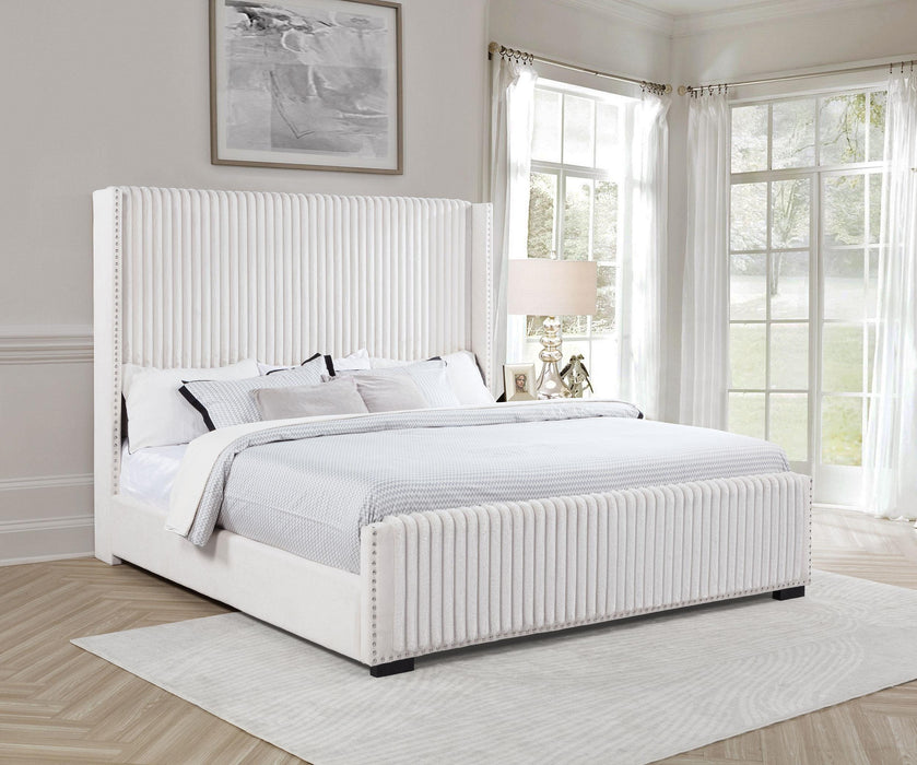 Natasha Wingback Bed - Home Furniture And More (Brentwood, MD)