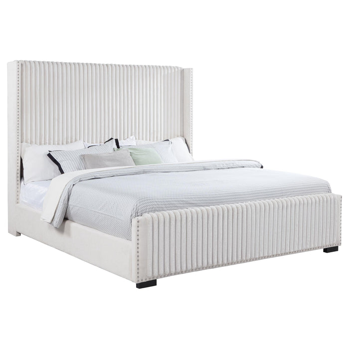 Natasha Wingback Bed - Home Furniture And More (Brentwood, MD)