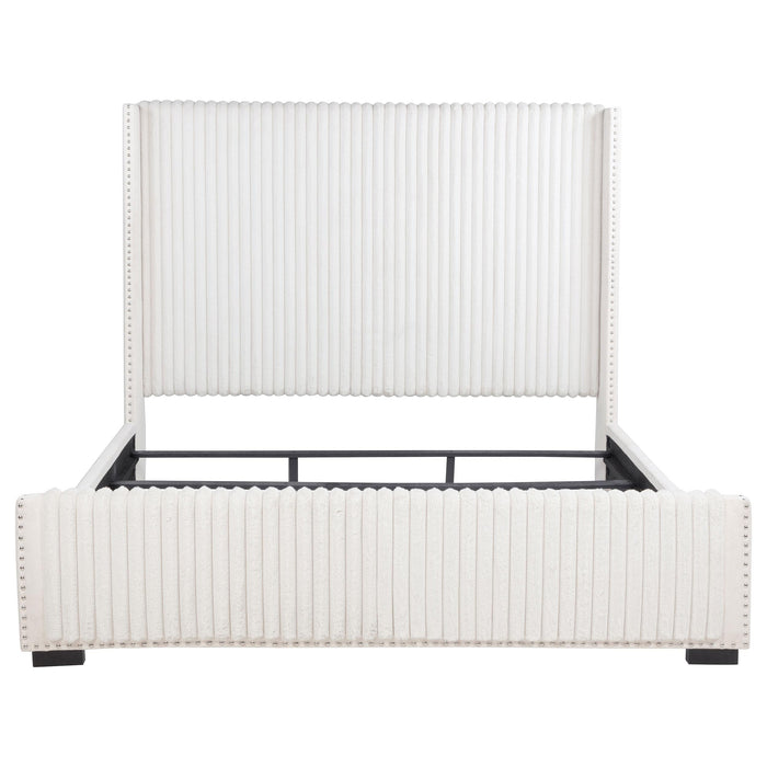 Natasha Wingback Bed - Home Furniture And More (Brentwood, MD)