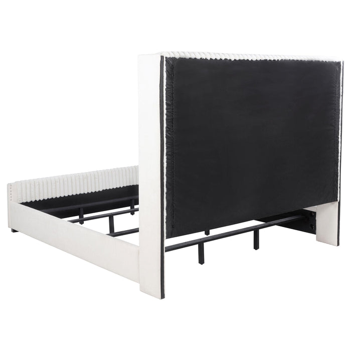 Natasha Wingback Bed - Home Furniture And More (Brentwood, MD)