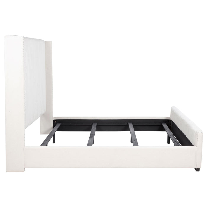 Natasha Wingback Bed - Home Furniture And More (Brentwood, MD)