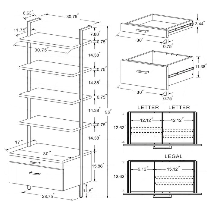 Owens Wall Shelf - Home Furniture And More (Brentwood, MD)