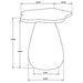 Perth Side Table - Home Furniture And More (Brentwood, MD)