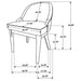 Reseda Dining Side Chair - Home Furniture And More (Brentwood, MD)