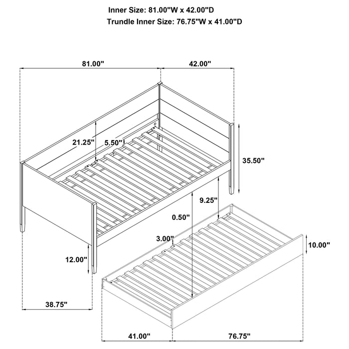 Calinda Daybed with Trundle - Home Furniture And More (Brentwood, MD)