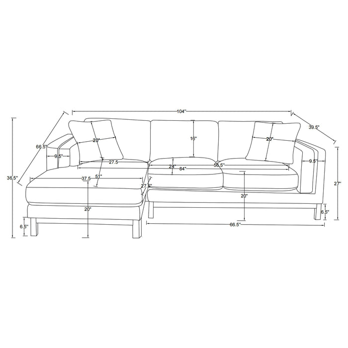 Geneva Sectional Sofa - Home Furniture And More (Brentwood, MD)