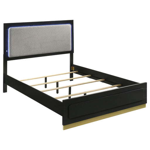 Caraway Panel Bed with LED Lighting - Home Furniture And More (Brentwood, MD)