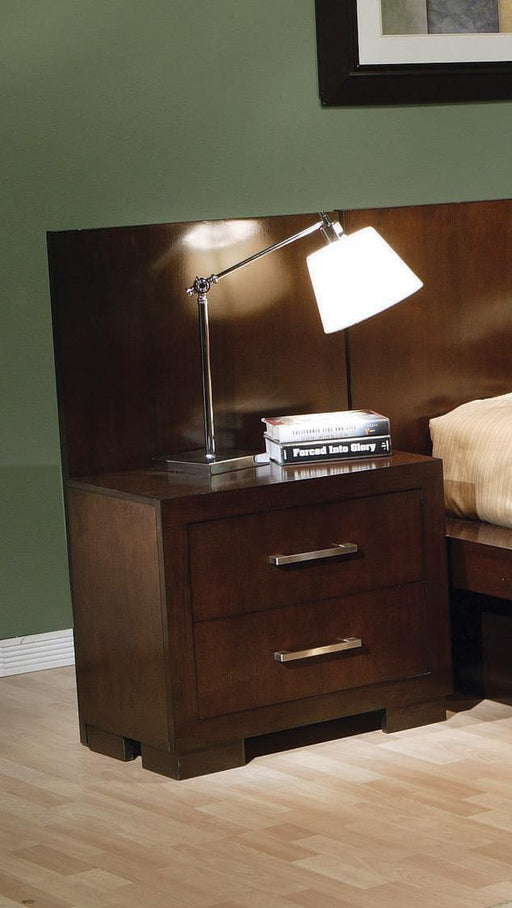 Jessica Nightstand Panels Cappuccino (Set of 2) - Home Furniture And More (Brentwood, MD)