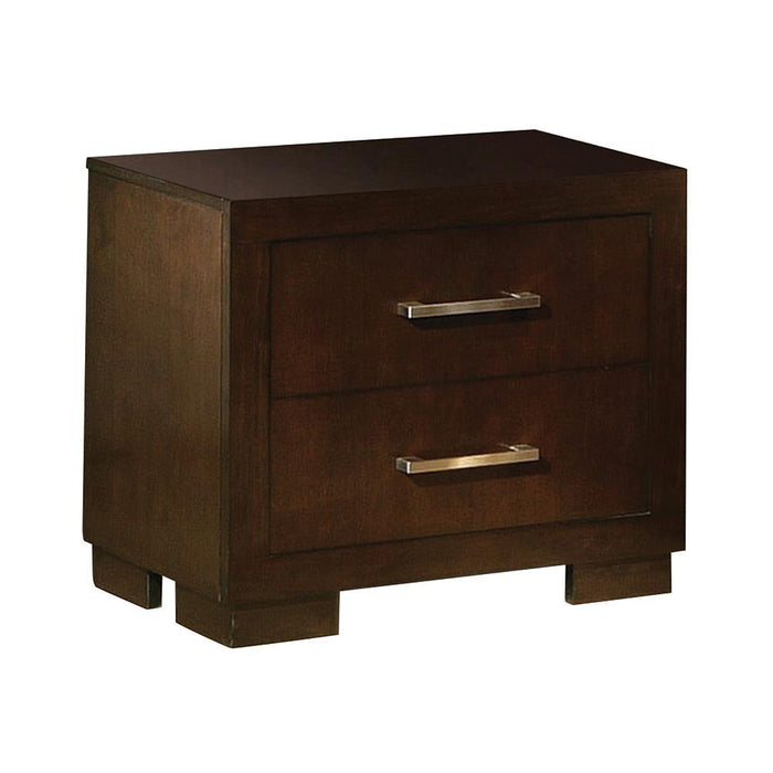 Jessica Nightstand Panels Cappuccino (Set of 2) - Home Furniture And More (Brentwood, MD)
