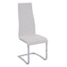 Montclair High Back Dining Chairs Black and Chrome (Set of 4) - Home Furniture And More (Brentwood, MD)