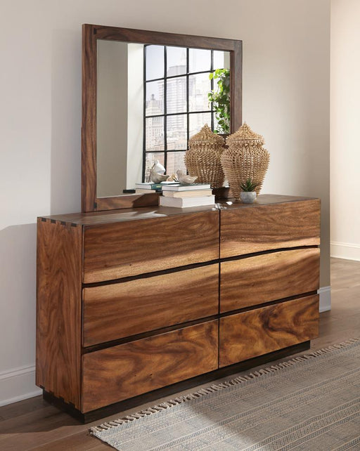Winslow Dresser Mirror Smokey Walnut - Home Furniture And More (Brentwood, MD)