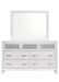 Barzini Rectangle Dresser Mirror White - Home Furniture And More (Brentwood, MD)