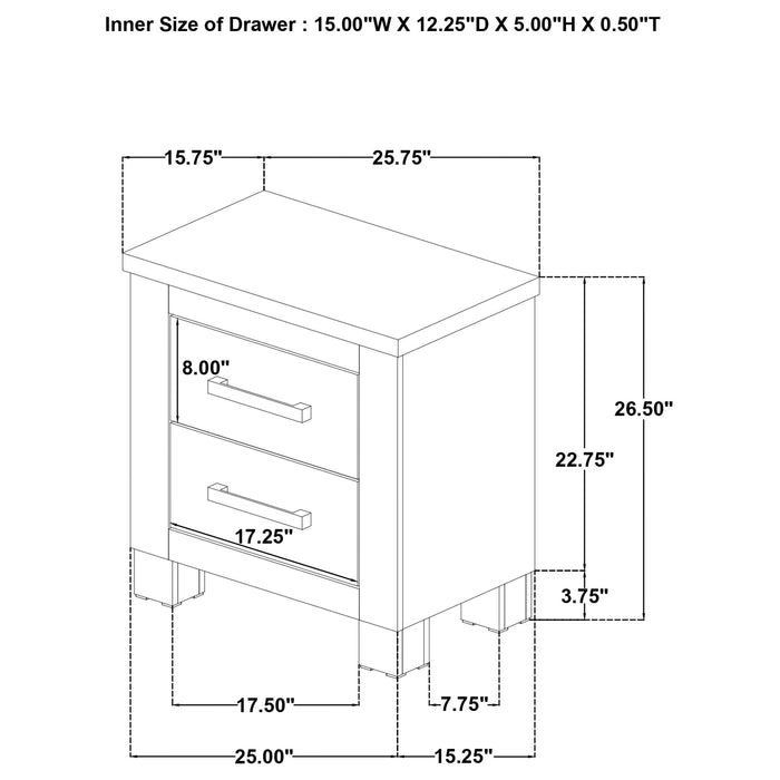 Oakglen Nightstand - Home Furniture And More (Brentwood, MD)