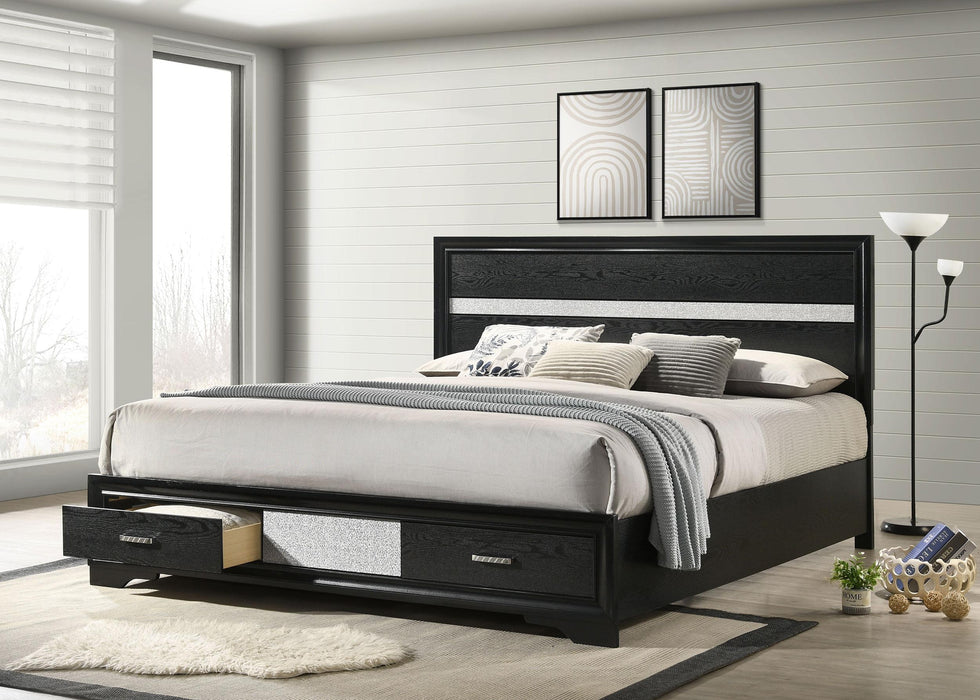 Miranda Panel Platform Storage Bed - Home Furniture And More (Brentwood, MD)