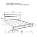 Miranda Panel Platform Storage Bed - Home Furniture And More (Brentwood, MD)