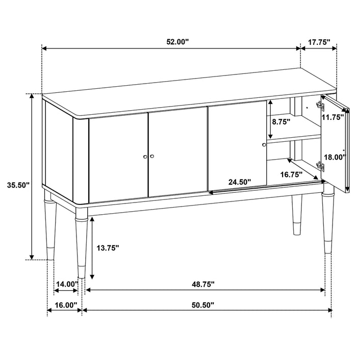 Reseda Sideboard - Home Furniture And More (Brentwood, MD)