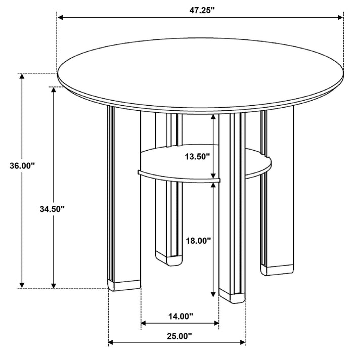 Ottowa Counter Height Dining Set - Home Furniture And More (Brentwood, MD)