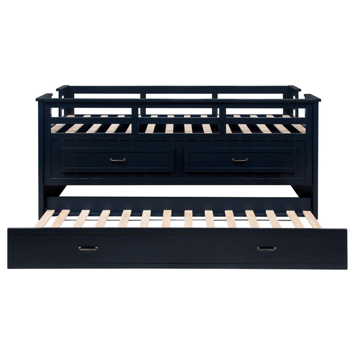 Carlsbad Captains Bed with Trundle - Home Furniture And More (Brentwood, MD)