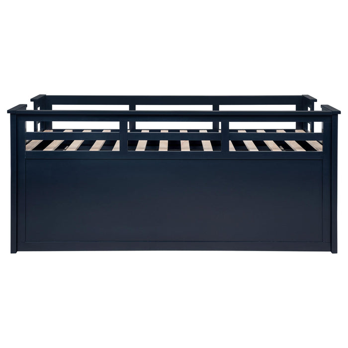 Carlsbad Captains Bed with Trundle - Home Furniture And More (Brentwood, MD)