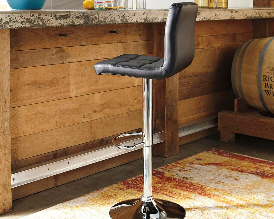 Bellatier Adjustable Height Bar Stool - Home Furniture And More (Brentwood, MD)