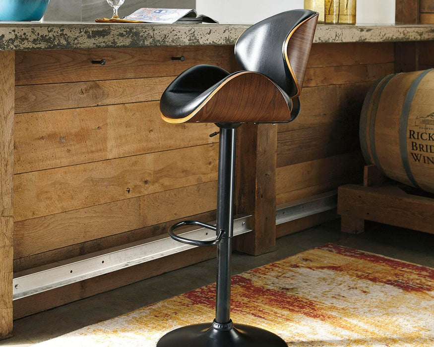 Bellatier Adjustable Height Bar Stool - Home Furniture And More (Brentwood, MD)