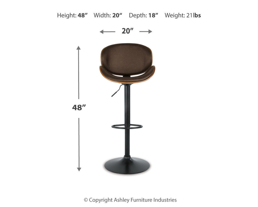 Bellatier Adjustable Height Bar Stool - Home Furniture And More (Brentwood, MD)