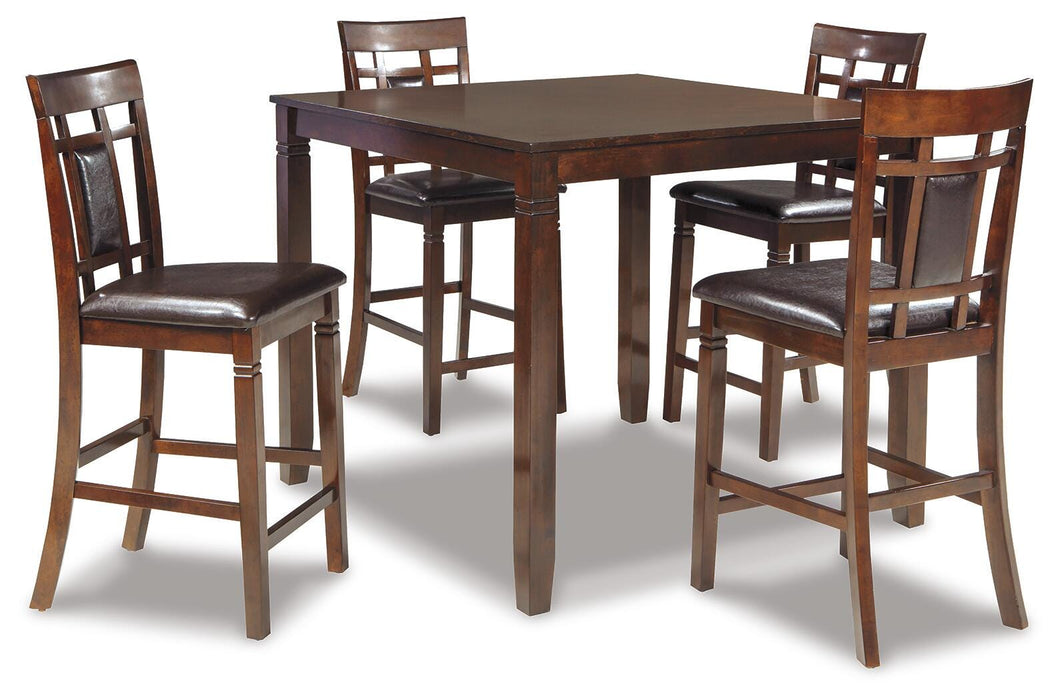Bennox Counter Height Dining Table and Bar Stools (Set of 5) - Home Furniture And More (Brentwood, MD)