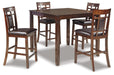 Bennox Counter Height Dining Table and Bar Stools (Set of 5) - Home Furniture And More (Brentwood, MD)