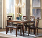 Bennox Dining Table and Chairs with Bench (Set of 6) - Home Furniture And More (Brentwood, MD)
