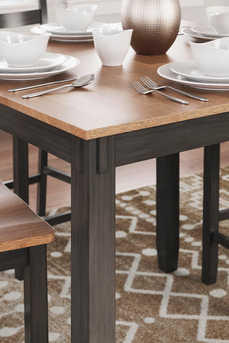 Gesthaven Counter Height Dining Table and 4 Barstools (Set of 5) - Home Furniture And More (Brentwood, MD)