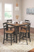Gesthaven Counter Height Dining Table and 4 Barstools (Set of 5) - Home Furniture And More (Brentwood, MD)