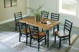 Blondon Dining Table and 6 Chairs (Set of 7) - Home Furniture And More (Brentwood, MD)