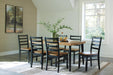 Blondon Dining Table and 6 Chairs (Set of 7) - Home Furniture And More (Brentwood, MD)
