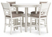 Erinberg Counter Height Dining Table and 4 Barstools (Set of 5) - Home Furniture And More (Brentwood, MD)